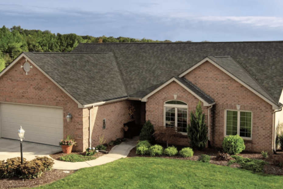 Cornerstone home exterior with siding and roofing in Centennial CO area