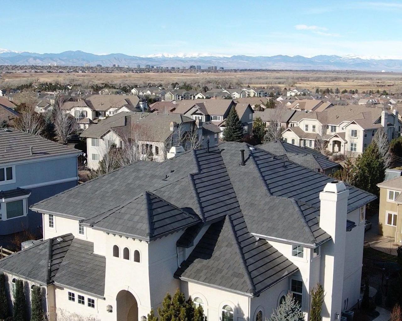 Concrete tile roof in Aurora, CO