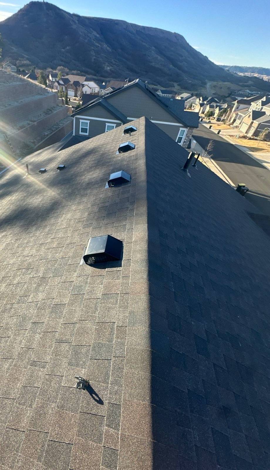 Atlas shake-style shingle roof in Castle Rock, CO