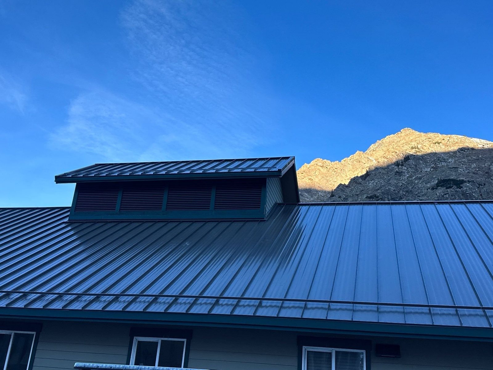 Commercial standing seam metal roof in Dillon, CO