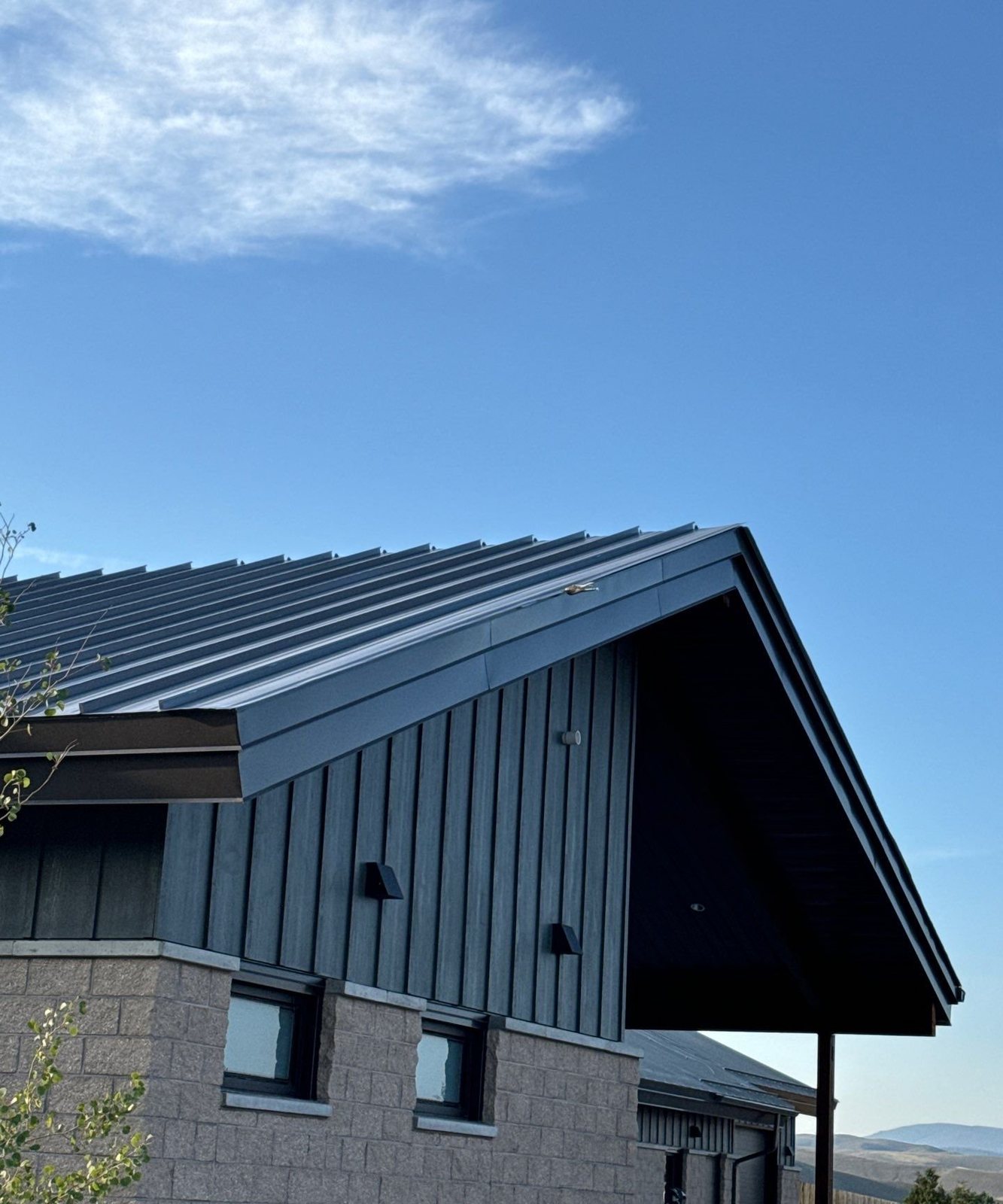 Commercial standing seam metal roof in Gunnison, CO