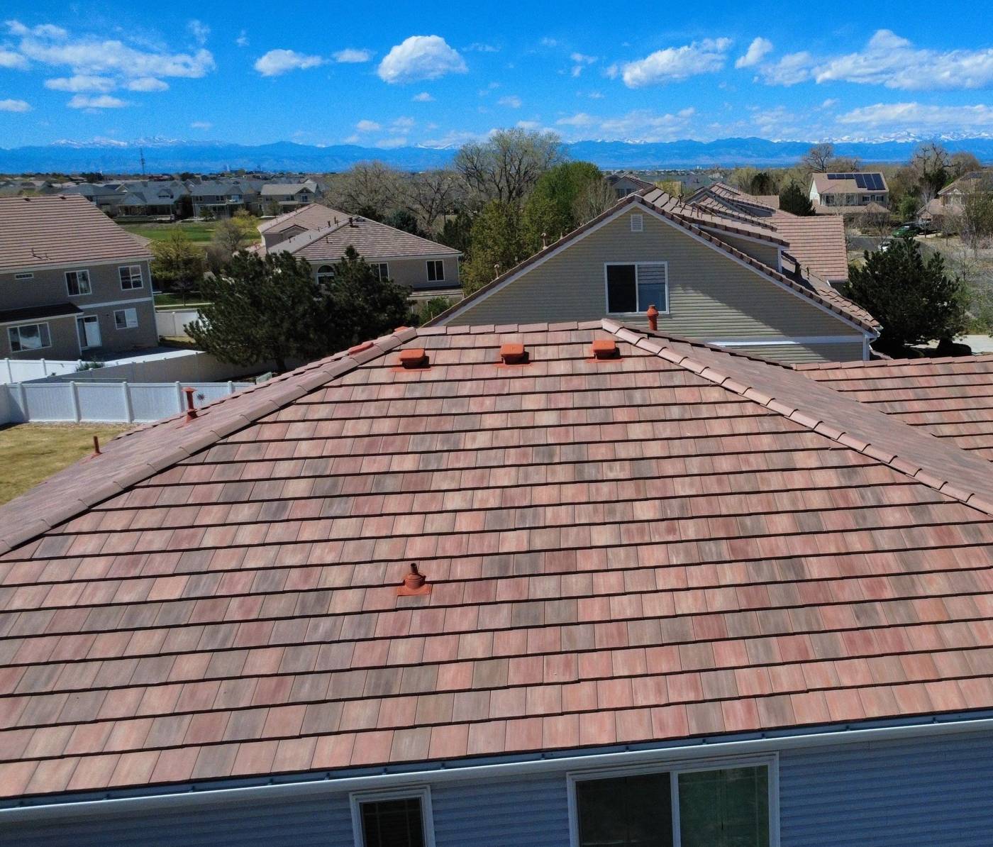 Concrete tile roof in Denver, CO