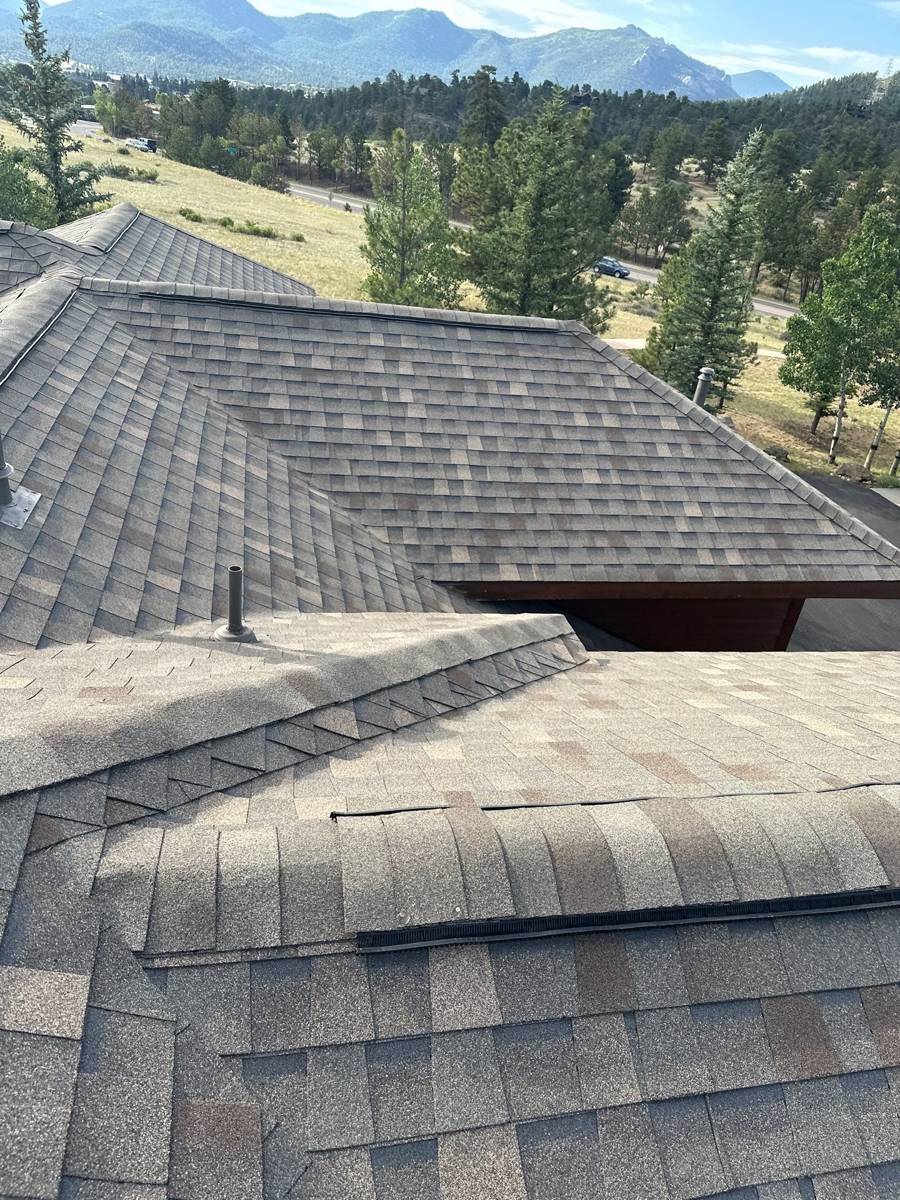 Atlas shake-style shingle roof in Estes Park, CO