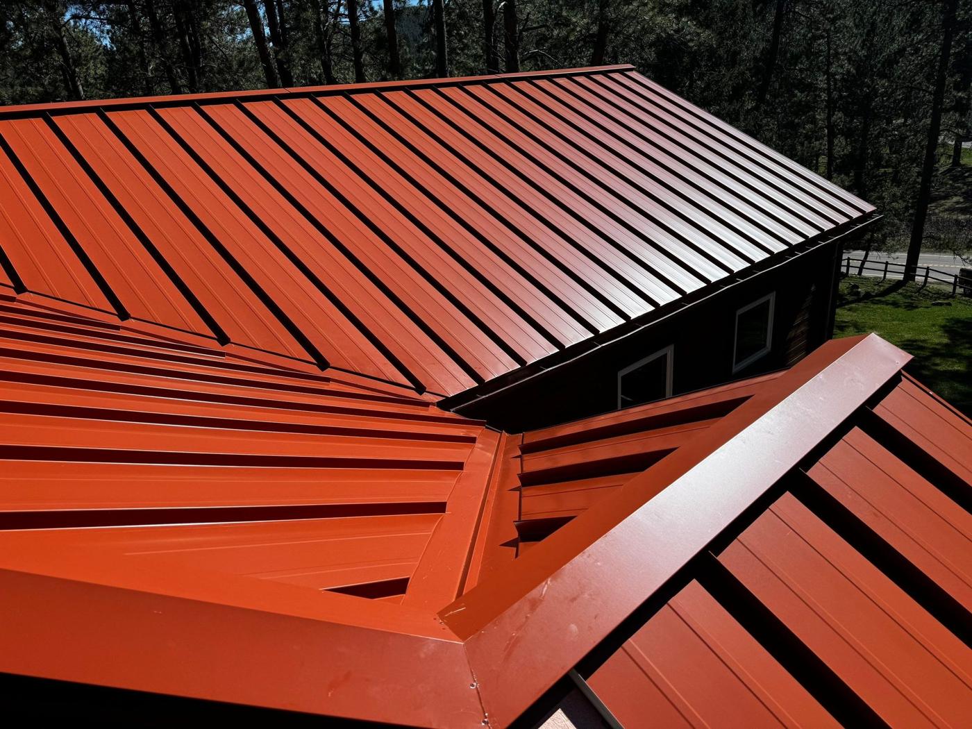 Standing seam metal roof in Indian Hills, CO